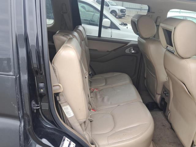 5N1AR18W67C627105 - 2007 NISSAN PATHFINDER LE შავი ფოტო 6