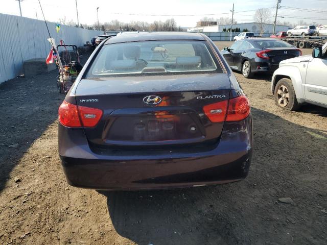 KMHDU46D17U029593 - 2007 HYUNDAI ELANTRA GLS PURPLE photo 6