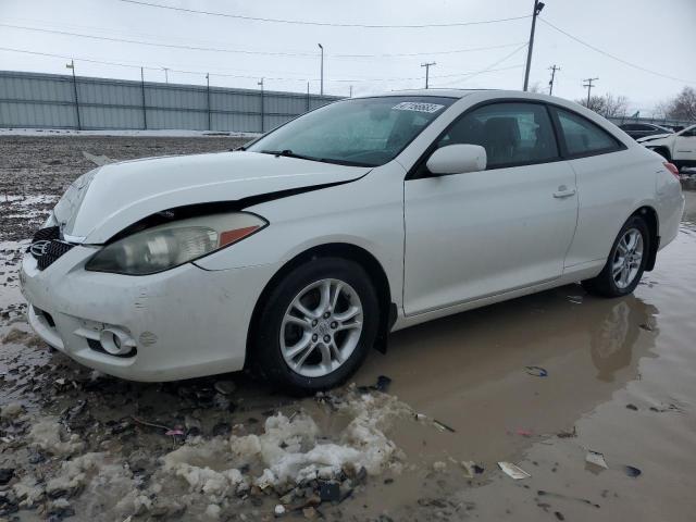 4T1CE30P48U765144 - 2008 TOYOTA CAMRY SOLA SE WHITE photo 1