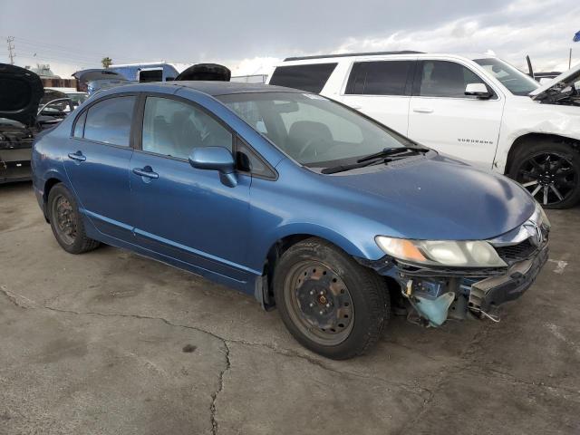 19XFA16529E038477 - 2009 HONDA CIVIC LX BLUE photo 4