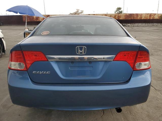 19XFA16529E038477 - 2009 HONDA CIVIC LX BLUE photo 6