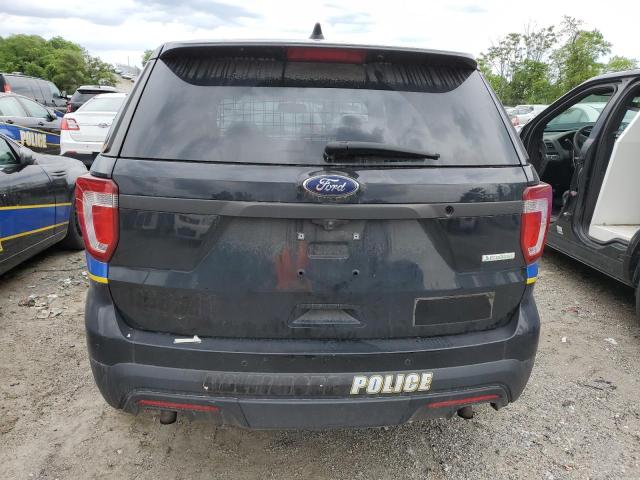 1FM5K8AT5GGA37226 - 2016 FORD EXPLORER POLICE INTERCEPTOR BLACK photo 6