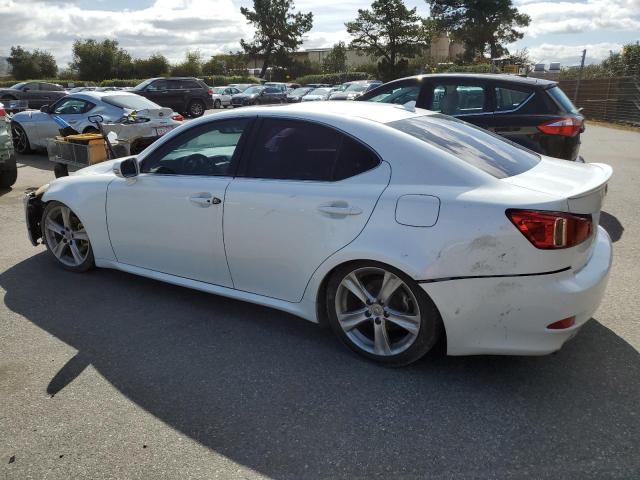 JTHBF5C26D5187978 - 2013 LEXUS IS 250 WHITE photo 2