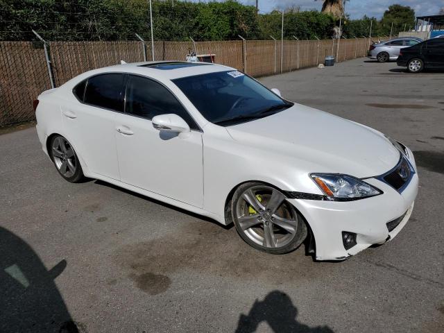 JTHBF5C26D5187978 - 2013 LEXUS IS 250 WHITE photo 4