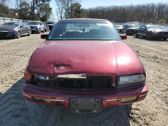 2G4WB54L7P1486502 - 1993 BUICK REGAL CUSTOM RED photo 5