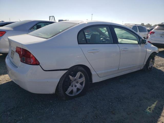 2HGFA16508H500586 - 2008 HONDA CIVIC LX WHITE photo 3