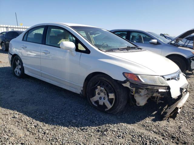 2HGFA16508H500586 - 2008 HONDA CIVIC LX WHITE photo 4