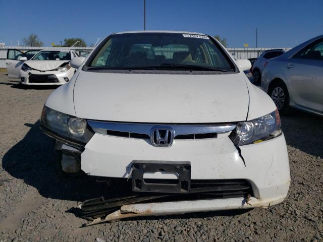 2HGFA16508H500586 - 2008 HONDA CIVIC LX WHITE photo 5