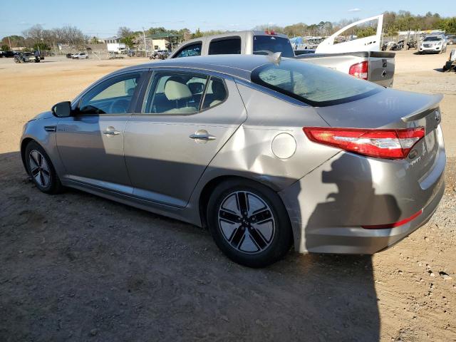 KNAGM4AD8D5042787 - 2013 KIA OPTIMA HYBRID GOLD photo 2