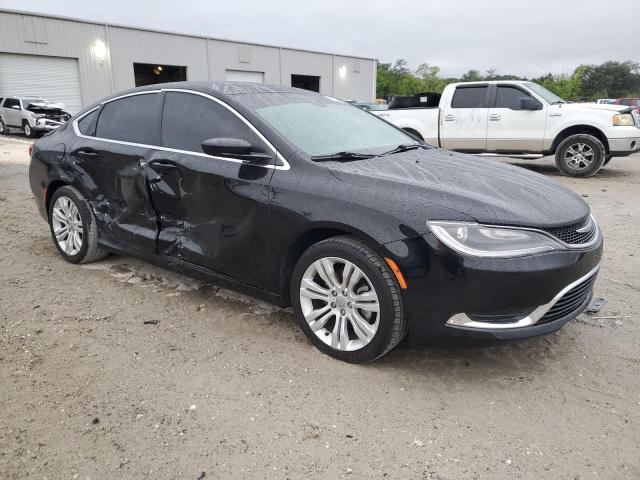 1C3CCCAB5FN689362 - 2015 CHRYSLER 200 LIMITED BLACK photo 4