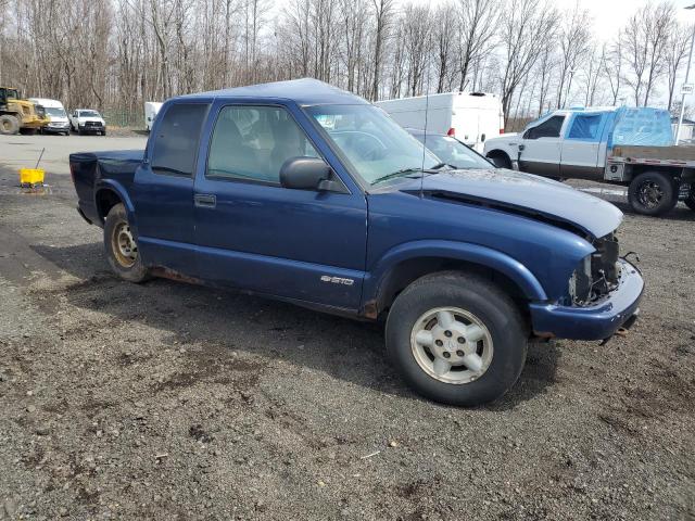 1GCDT19W128235341 - 2002 CHEVROLET S TRUCK S10 BLUE photo 4