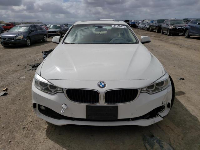 WBA3N7C56FK224298 - 2015 BMW 428 I WHITE photo 5