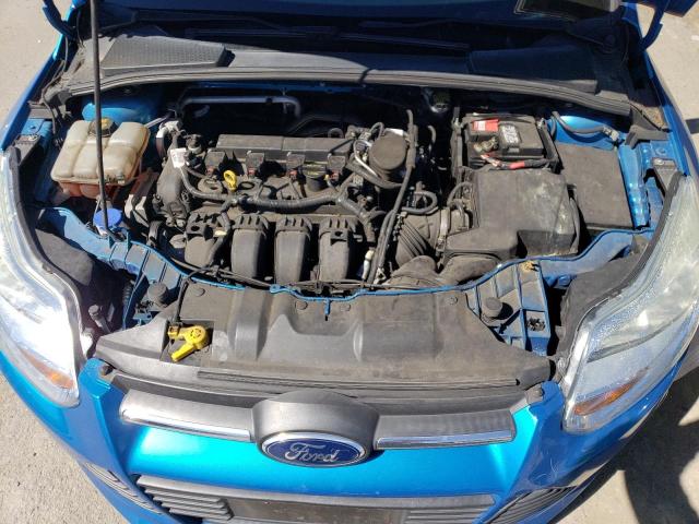 1FADP3F25EL238008 - 2014 FORD FOCUS SE BLUE photo 11