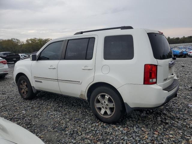 5FNYF38959B005683 - 2009 HONDA PILOT TOURING WHITE photo 2