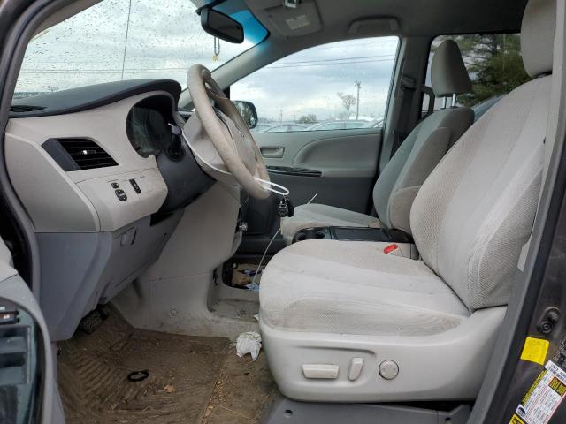 5TDJK3DC3CS036464 - 2012 TOYOTA SIENNA LE GRAY photo 7