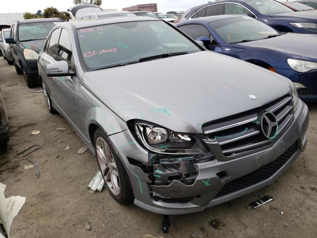 WDDGF4HB0EA967001 - 2014 MERCEDES-BENZ C 250 GRAY photo 4