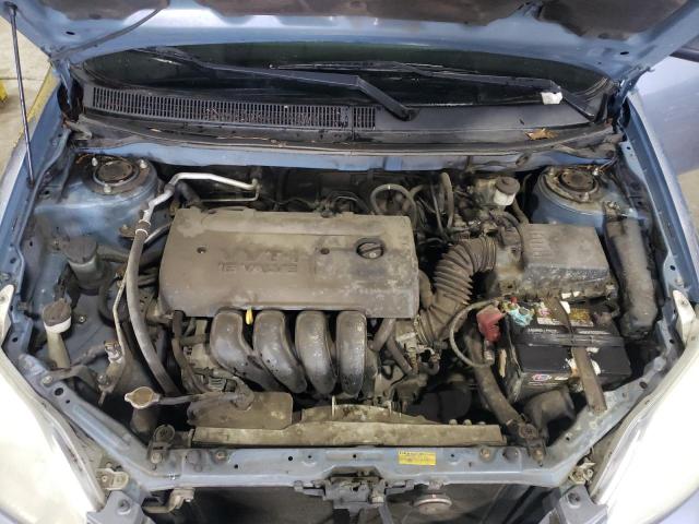 2T1KR32E07C655316 - 2007 TOYOTA MATRIX XR Bleu photo 11