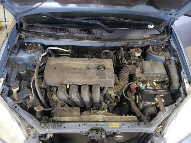 2T1KR32E07C655316 - 2007 TOYOTA MATRIX XR BLUE photo 11