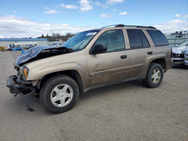 1GNDT13S922500555 - 2002 CHEVROLET TRAILBLAZE BROWN photo 1