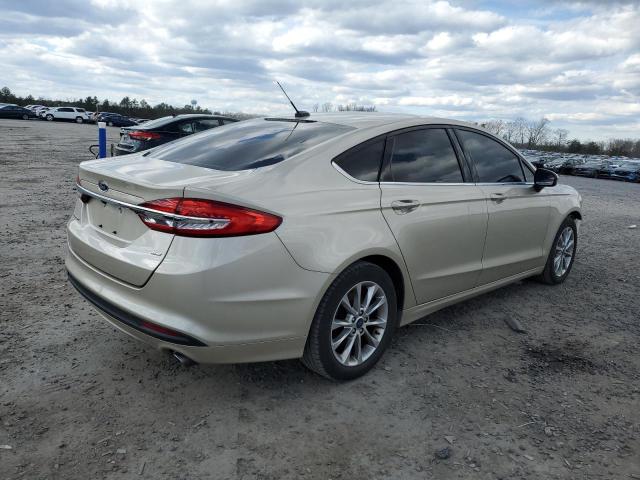 3FA6P0H70HR316636 - 2017 FORD FUSION SE GOLD photo 3