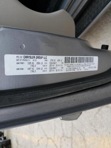 2C4RC1CG2ER340146 - 2014 CHRYSLER TOWN & COU TOURING L SILVER photo 13