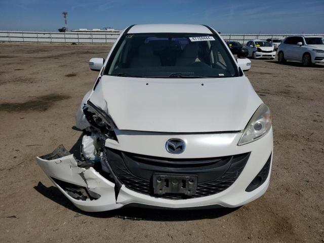 JM1CW2BL2D0150650 - 2013 MAZDA 5 WHITE photo 5