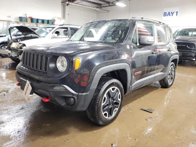 ZACCJBCB8HPG63065 - 2017 JEEP RENEGADE TRAILHAWK BLACK photo 1