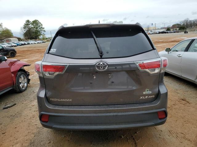 5TDJKRFH6GS283320 - 2016 TOYOTA HIGHLANDER XLE Boz foto 6