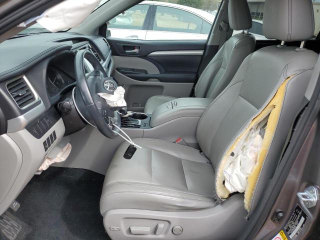 5TDJKRFH6GS283320 - 2016 TOYOTA HIGHLANDER XLE Boz foto 7