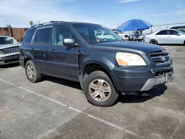 2HKYF18564H590737 - 2004 HONDA PILOT EXL GRAY photo 4