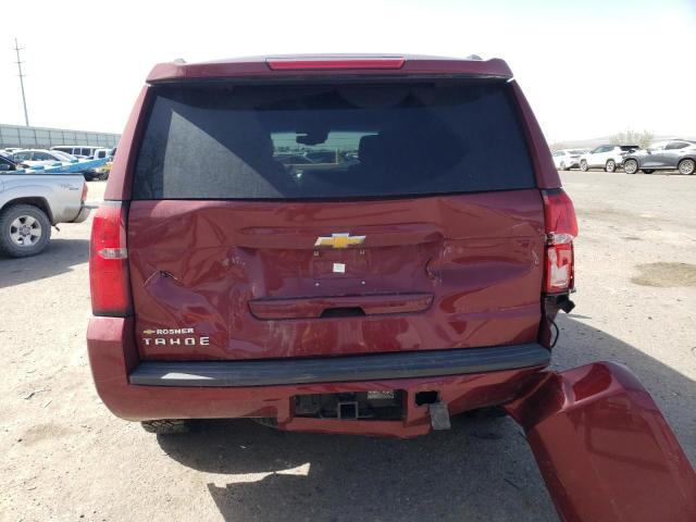 1GNSCBKCXHR399792 - 2017 CHEVROLET TAHOE C1500 LT BURGUNDY photo 6