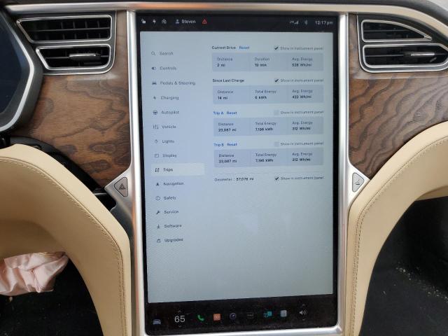 5YJSA1E23GF149505 - 2016 TESLA MODEL S Boz foto 9