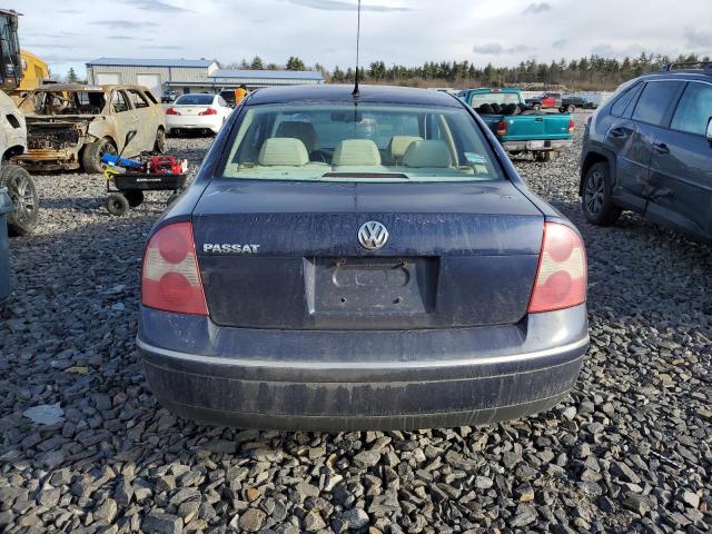 WVWPD63B22P433753 - 2002 VOLKSWAGEN PASSAT GLS BLUE photo 6