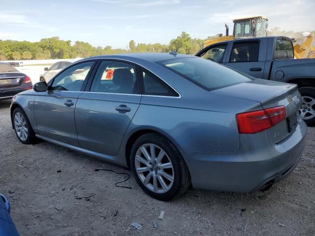 WAUHGAFC6CN037502 - 2012 AUDI A6 PRESTIGE SILVER photo 2