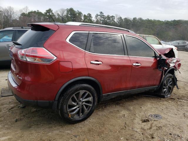 JN8AT2MV9GW131257 - 2016 NISSAN ROGUE S RED photo 3