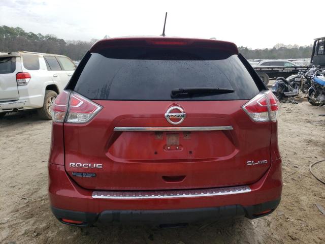 JN8AT2MV9GW131257 - 2016 NISSAN ROGUE S RED photo 6