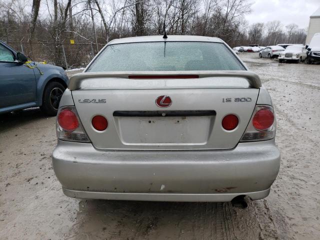 JTHBD192220034689 - 2002 LEXUS IS 300 SILVER photo 6