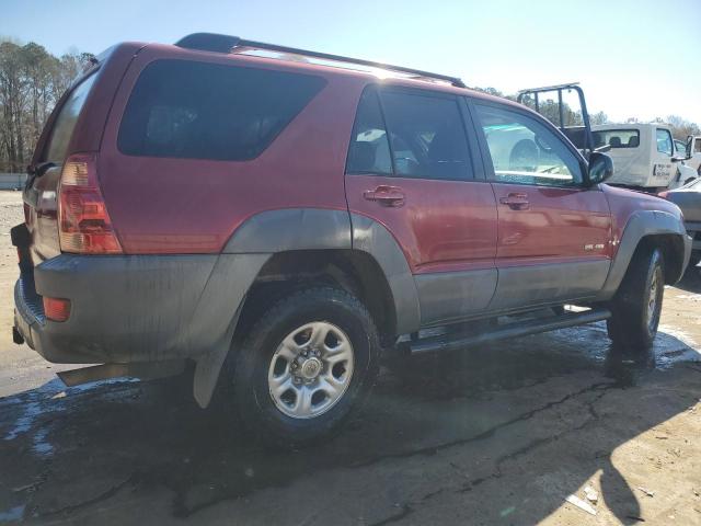 JTEBU14R938002312 - 2003 TOYOTA 4RUNNER SR5 BURGUNDY photo 3