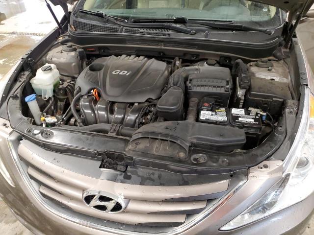 5NPEB4AC8EH835564 - 2014 HYUNDAI SONATA GLS GRAY photo 11