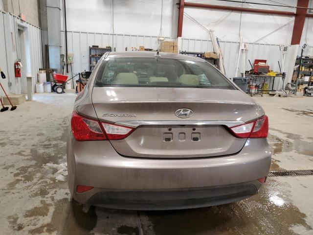 5NPEB4AC8EH835564 - 2014 HYUNDAI SONATA GLS GRAY photo 6