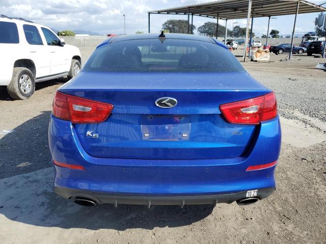 5XXGR4A68FG454213 - 2015 KIA OPTIMA SX BLUE photo 6