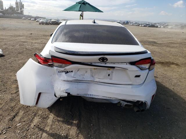 5YFS4MCE2NP133464 - 2022 TOYOTA COROLLA SE WHITE photo 6