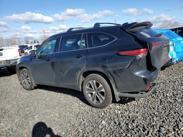 5TDGZRBH0NS586408 - 2022 TOYOTA HIGHLANDER XLE BLACK photo 2