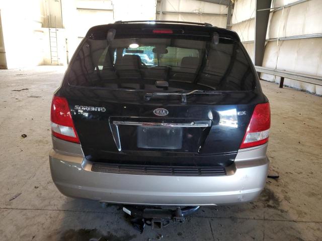 KNDJC733955442487 - 2005 KIA SORENTO EX BLACK photo 6