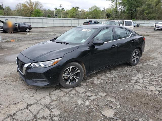 3N1AB8CV9NY203408 - 2022 NISSAN SENTRA SV BLACK photo 1