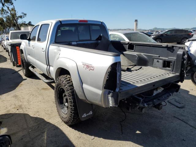 5TEMU52NX7Z459820 - 2007 TOYOTA TACOMA DOUBLE CAB LONG BED SILVER photo 2