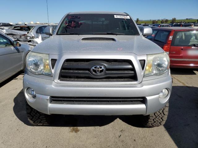 5TEMU52NX7Z459820 - 2007 TOYOTA TACOMA DOUBLE CAB LONG BED SILVER photo 5