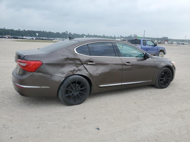 KNALN4D71E5120619 - 2014 KIA CADENZA PREMIUM BROWN photo 3