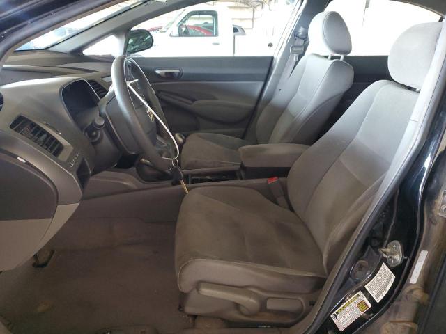 1HGFA15588L098109 - 2008 HONDA CIVIC LX BLACK photo 7