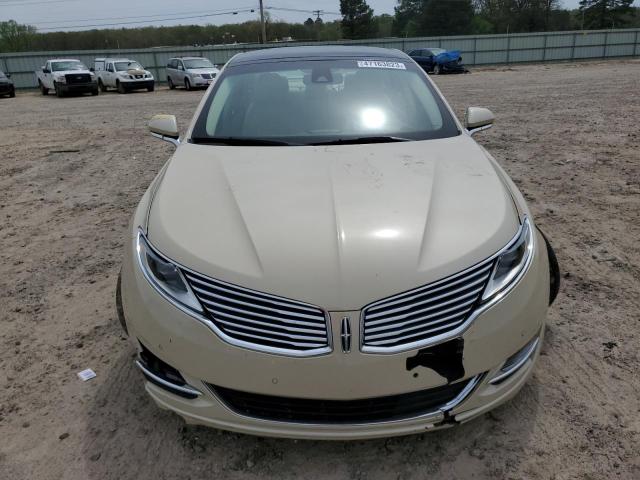 3LN6L2LU1ER832171 - 2014 LINCOLN MKZ HYBRID BEIGE photo 5